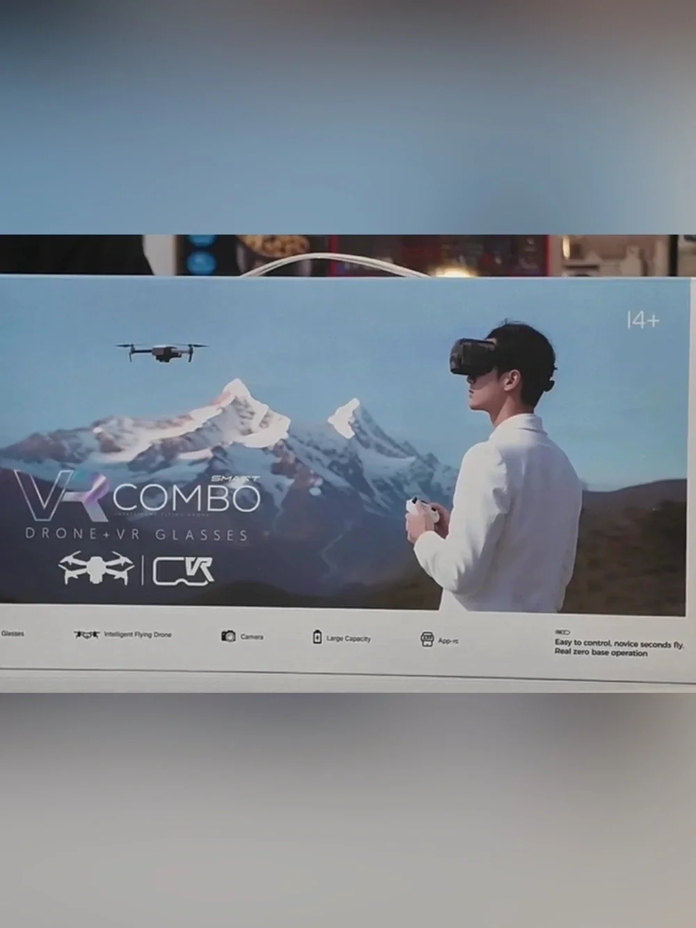 Smart VR COMBO Drone+ VR Glasses Fun Immersive Flying Perfect 4 Gifts & Beginner